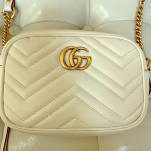 Authentic Gucci Marmont Cream